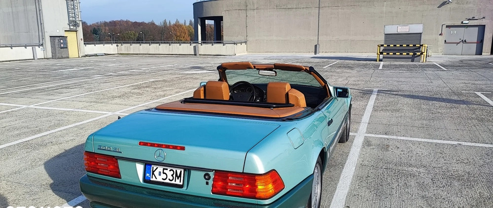 Mercedes-Benz SL cena 145000 przebieg: 99992, rok produkcji 1992 z Kraków małe 704